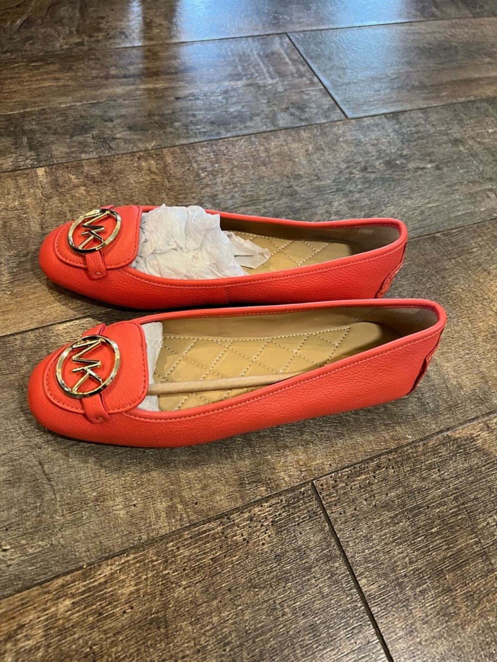 Michael Kors Lillie Leather Moccasins - Picture 6 of 8